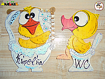 Tabuľky - Menovka - kúpeľňa a WC - 18086320_