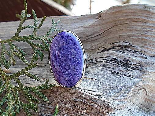 Strieborny prsteň Ag 925 Čaroit