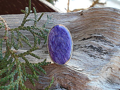 Strieborny prsteň Ag 925 Čaroit