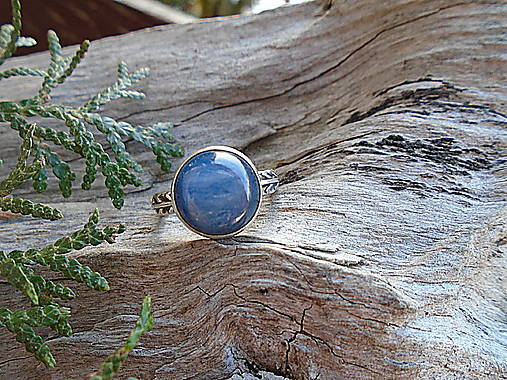 Strieborny prsteň Ag925 Kyanit