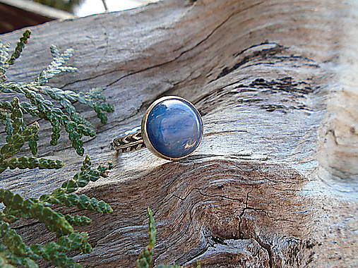 Strieborny prsteň Ag925 Kyanit