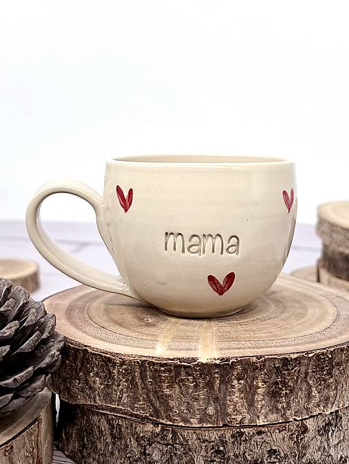 Love - šálka cappuccino mama (200ml, s uškom)