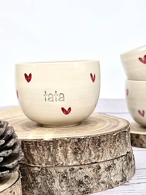 Love - pohárik cappuccino tata (200ml, bez uška)