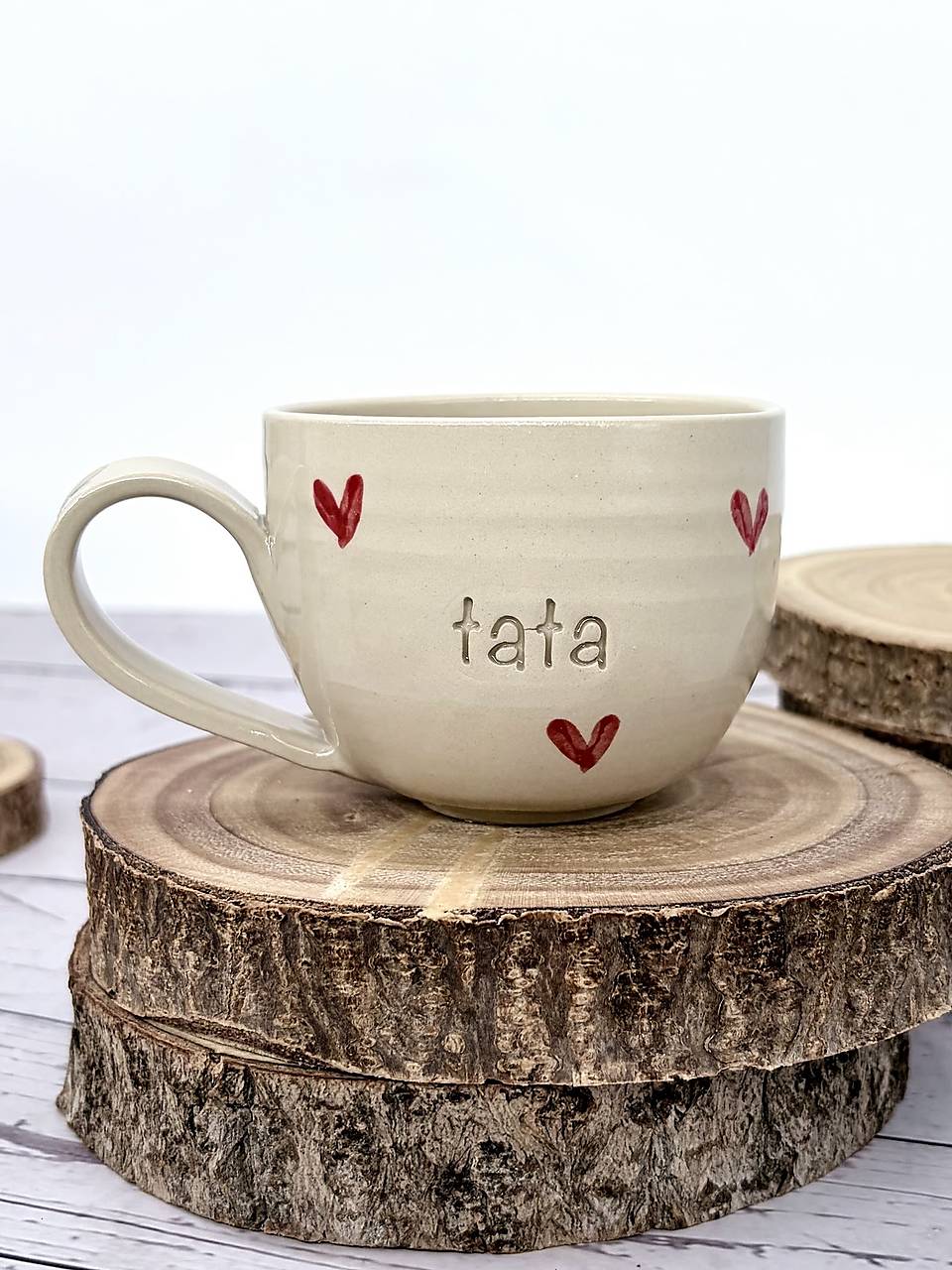 Love - šálka cappuccino tata (200ml, s uškom)