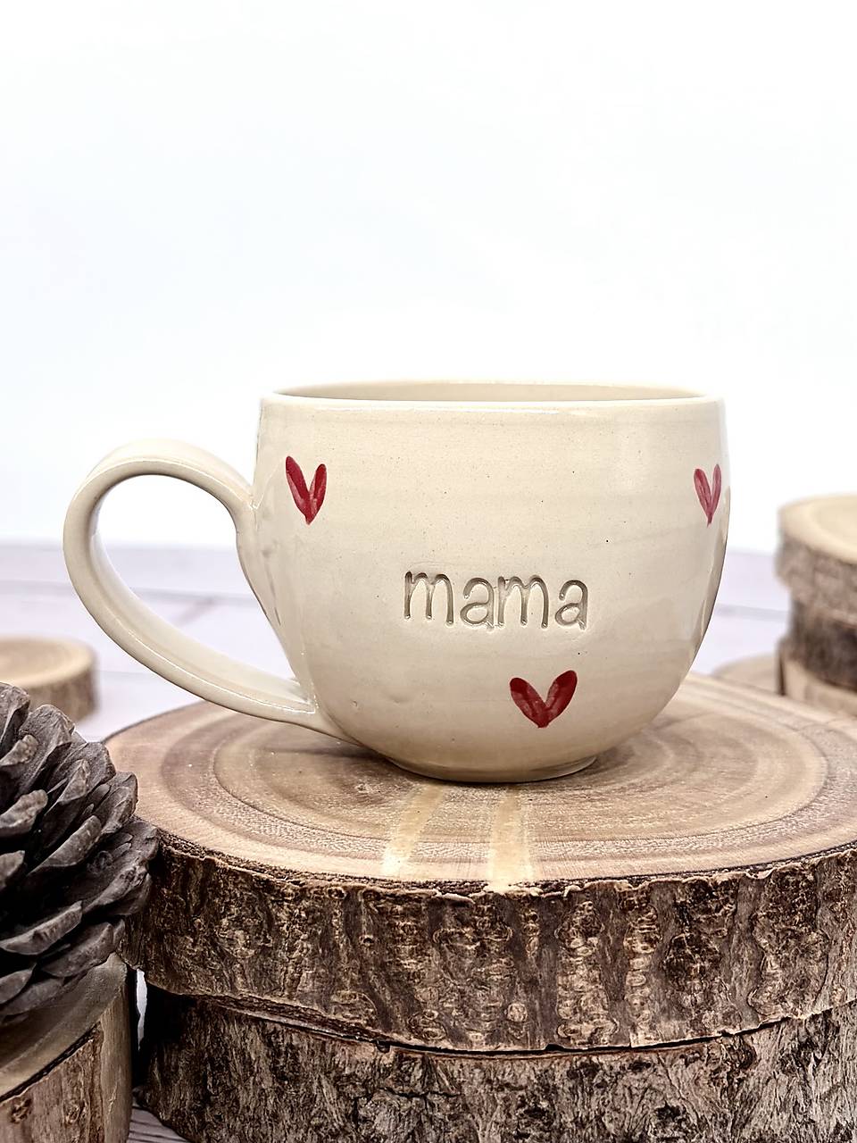 Love - šálka cappuccino mama (200ml, s uškom)