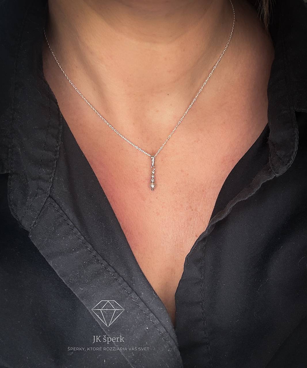 Strieborný 925/1000 prívesok s guličkami