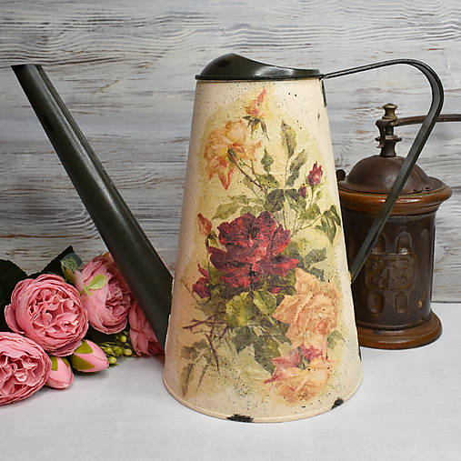 Nádoby - Krhla - ruže - 18086349_