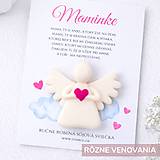 Sviečky - Sójová sviečka anjelik s venovaním (Prianie) - 18087502_