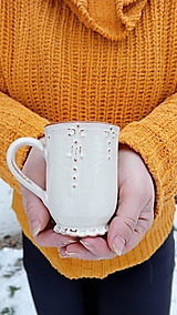 Nádoby - Hlinená Šálka - Vintage  - 18087191_