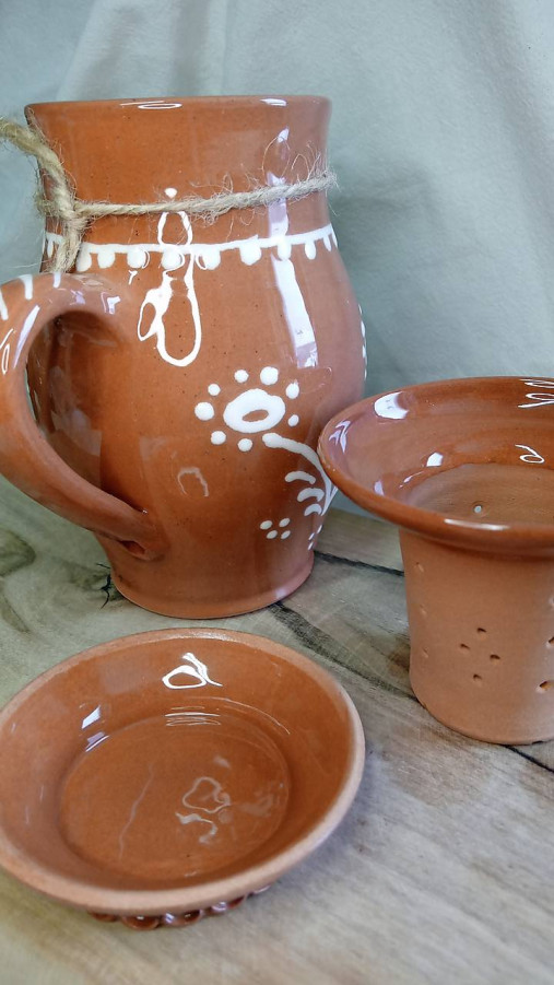 Nádoby - Šálka na čaj - Bylinkáč folk - 18087133_