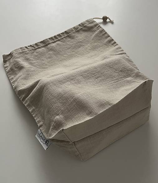 Úžitkový textil - Ľanové vrecká - 18088041_