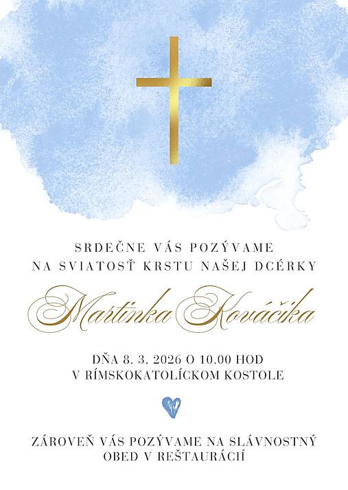 Papiernictvo - Grafika na pozvánky na krstiny - 18088122_