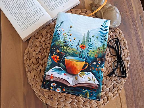 Papiernictvo - Nastavitelný obal na knihu - Knižní relax - 18087186_