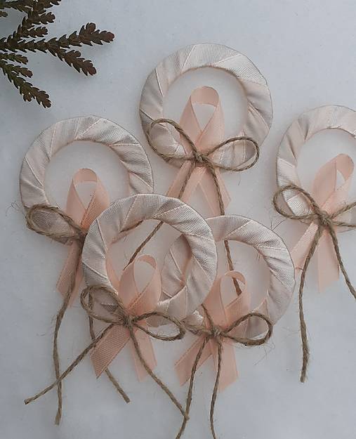 Iné doplnky - Venčeky na venčekovú slávnosť broskynový - 18086832_