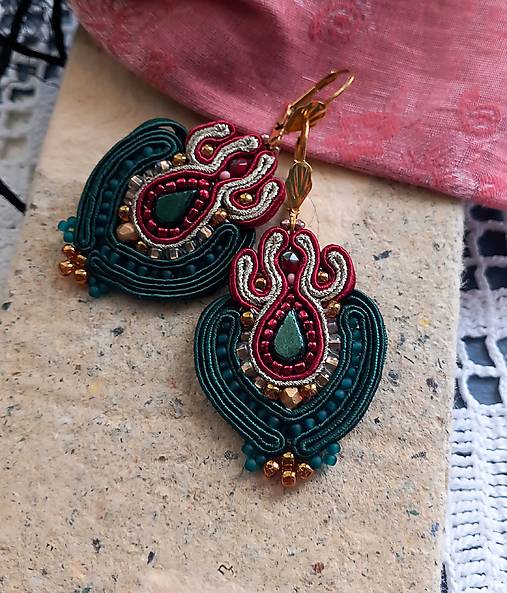 Náušnice - Vetvičky - 18087254_