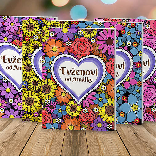 Papiernictvo - Nielen valentínska pohľadnica Floral - 18086807_