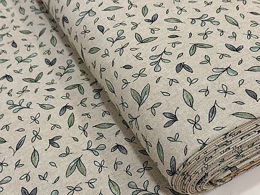 BAVLNA DEKOR / ZELENÉ MINT LISTY