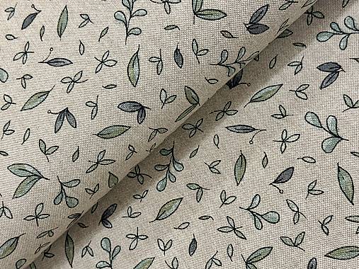 BAVLNA DEKOR / ZELENÉ MINT LISTY