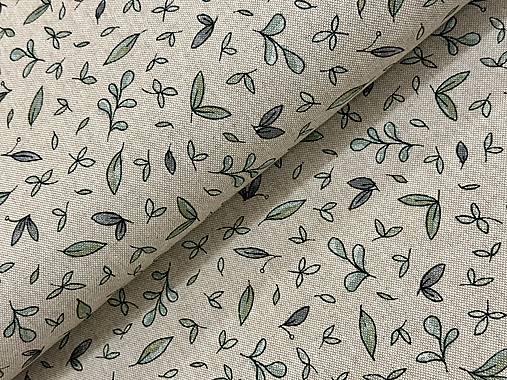 BAVLNA DEKOR / ZELENÉ MINT LISTY