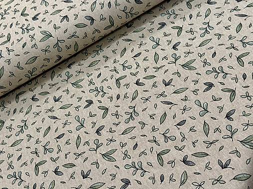 BAVLNA DEKOR / ZELENÉ MINT LISTY