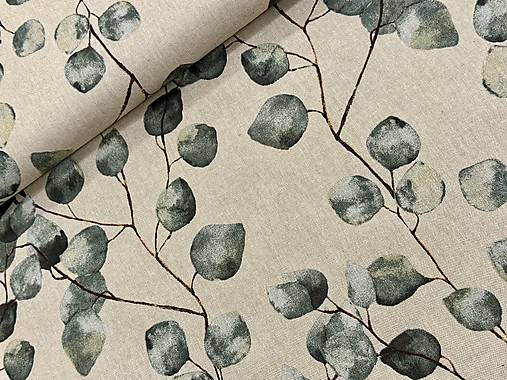 BAVLNA DEKOR / EUKALYPTUS NA REŽNOM PODKLADE