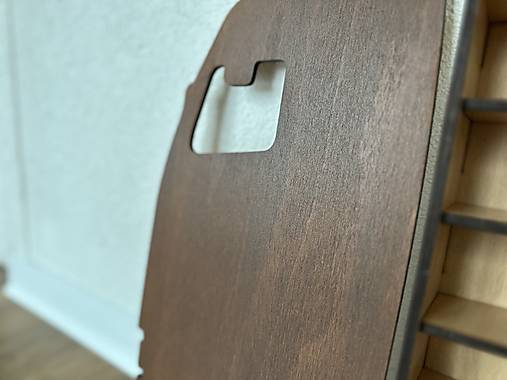 Polička na autíčka - nákladné auto 1 (maľované s podsvietením)