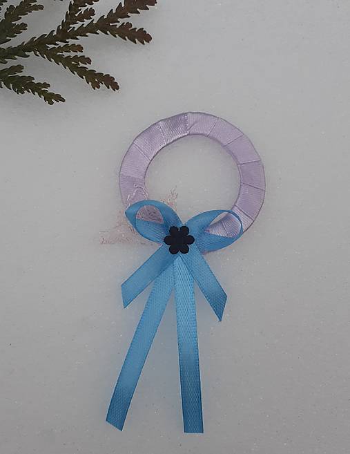 Iné doplnky - Venčeky na venčekovú slávnosť fialovo modrý - 18088576_