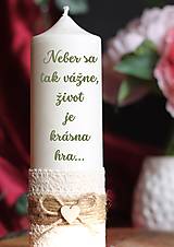 Sviečky - Veľká vonná motivačná sviečka s vlastným citátom - 18088521_