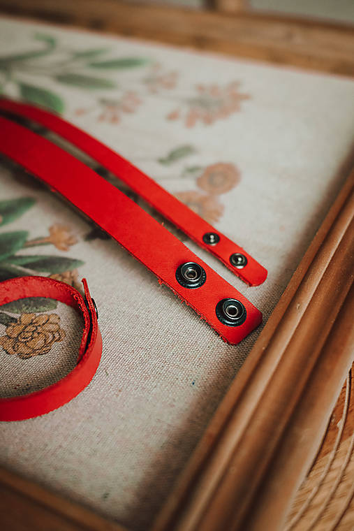 Kožený náramok - Môj, moja