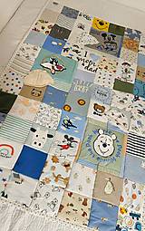 Detský textil - Detská spomienková deka 100x150cm - 18091367_