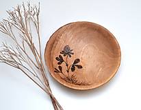 Nádoby - Malá,drevená miska - Ďatelinka - 18090486_