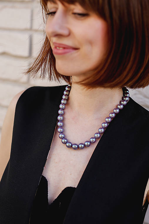 Náhrdelníky - perlový náhrdelník - MEDIUM - 18091724_