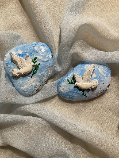 Dekorácie - Holubica nádeje🌿 - 18091620_