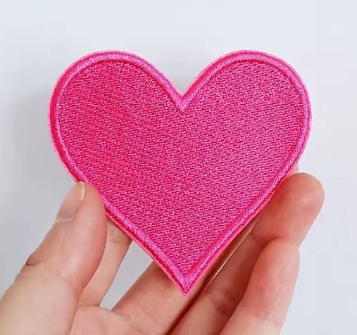 NZ104 Nažehľovačka srdiečko 7 x 7 cm