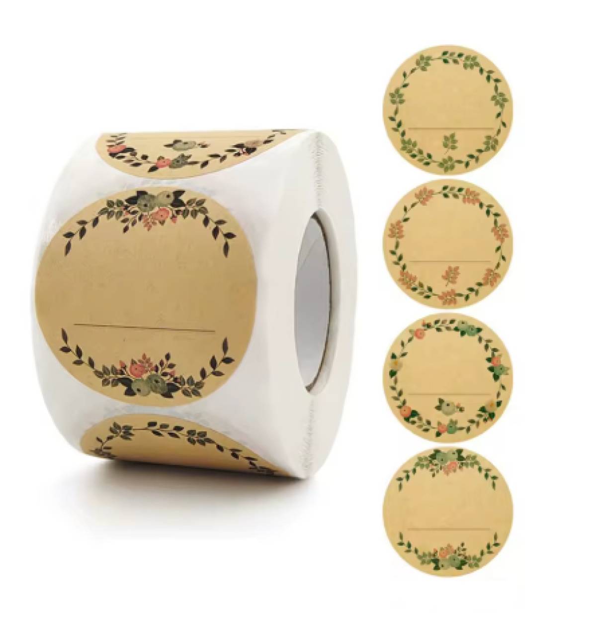 NA102 Nálepka s kvietkami 2,5 cm