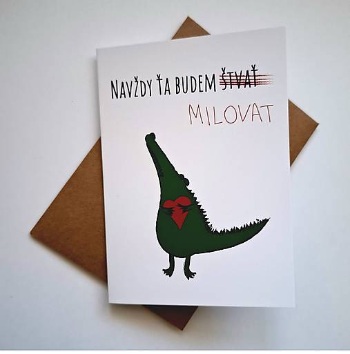 Papiernictvo - Láska s humorom – originálna vtipná pohľadnica - 18092438_