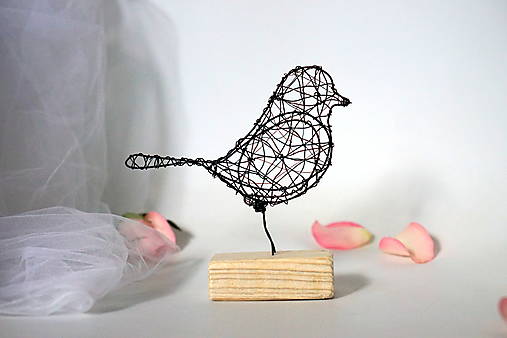 Dekorácie - Vtáčik záhradný - 18090321_