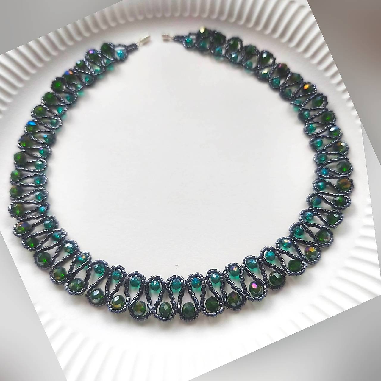 Zelený náhrdelník