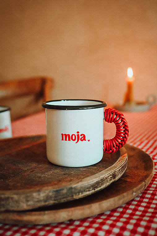 Smaltovaný hrnček - Moja