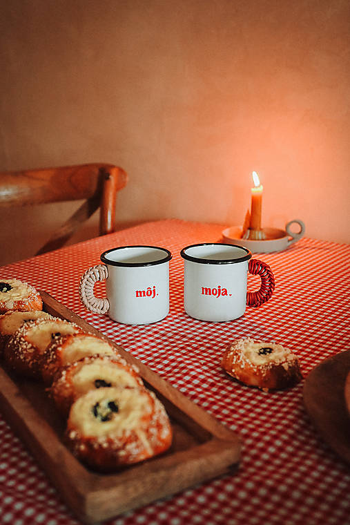 Smaltovaný hrnček - Moja