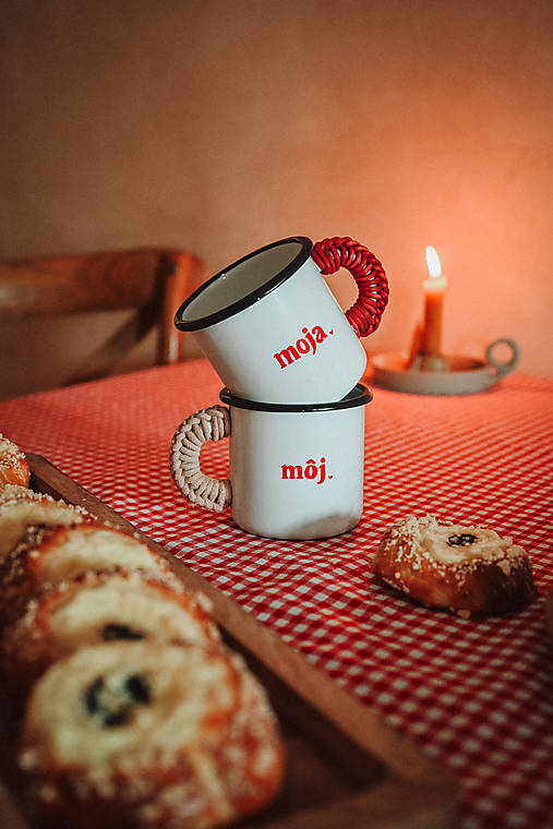 Smaltovaný hrnček - Moja