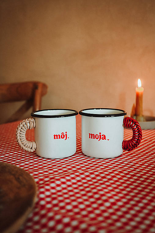 Smaltovaný hrnček - Moja