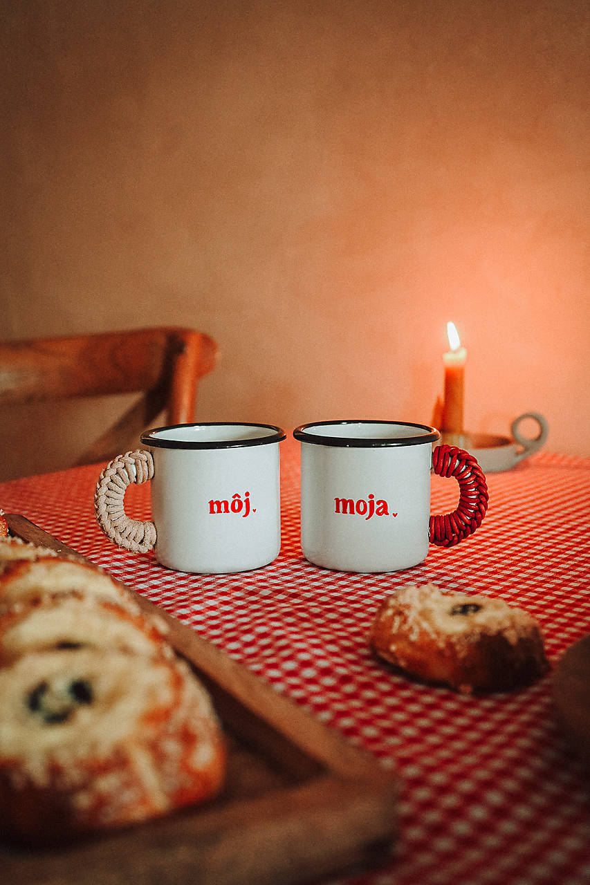 Smaltovaný hrnček - Moja