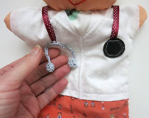 Maňuška na ruku - zdravotnícke povolania (lekár/ lekárka - na objednávku)