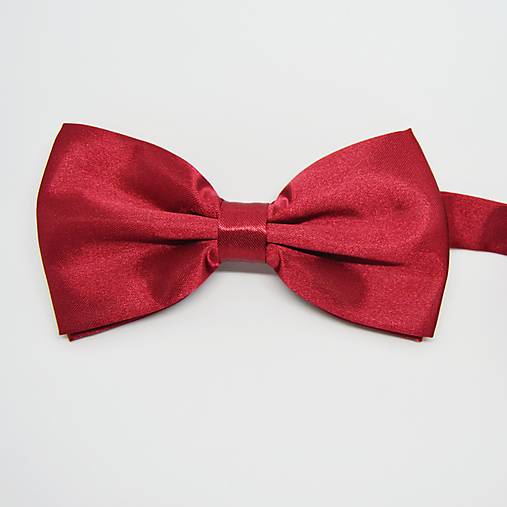 Pánske doplnky - Dospelácky motýlik originálny tradičný, saténový, modrý, žltý, bordový, červený, oranžový,unisex, pánsky, univerzal (Bordová) - 18093045_