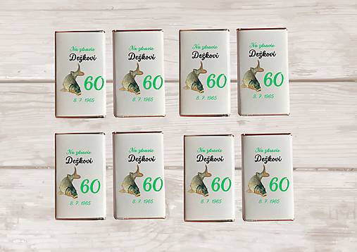 Sladkosti - Čokoládky pre rybára na oslavu, svadbu... - 18093008_