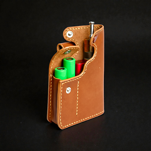 Kožené púzdro na elektronickú cigaretu