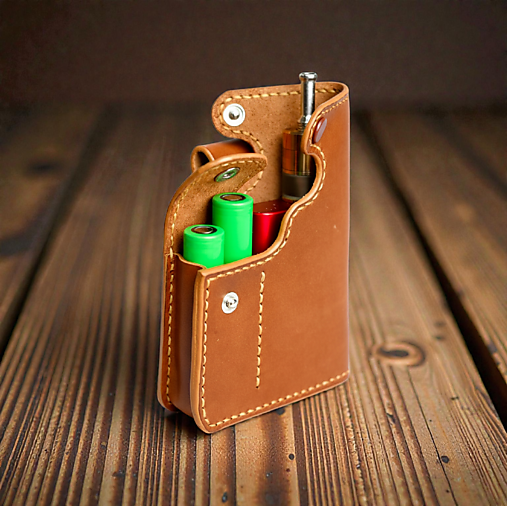 Kožené púzdro na elektronickú cigaretu