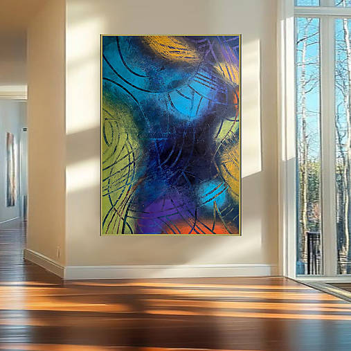 Obrazy - Farebná vízia 100x70 - 18093061_