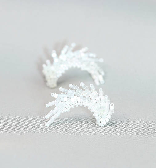 s v a d b a _ abstraktné napichovacie náušnice